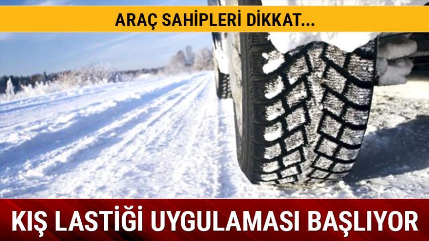 Vatandaşlarımızın Dikkatine! Zorunlu Kış Lastiği Uygulaması Başlıyor