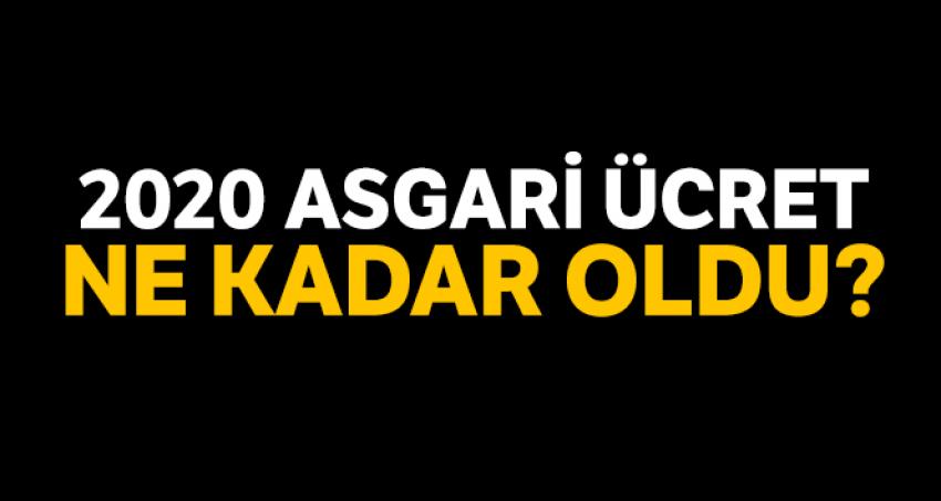 2020 Yılı Asgari Ücret Belli Oldu