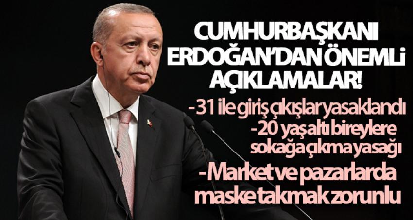 Cumhurbaşkanı Erdoğan'dan çok önemli açıklamalar!
