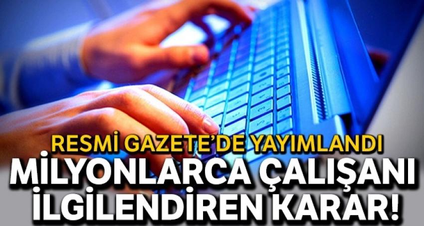 Kamuda Esnek Çalışma Süresi Uzatıldı