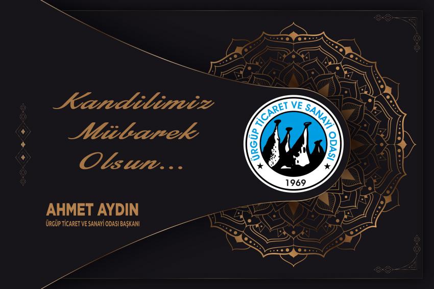 Ahmet Aydın ' Berat Kandilimiz Mübarek Olsun'