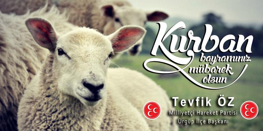 Tevfik Öz 'Kurban Bayramınız Mübarek Olsun'