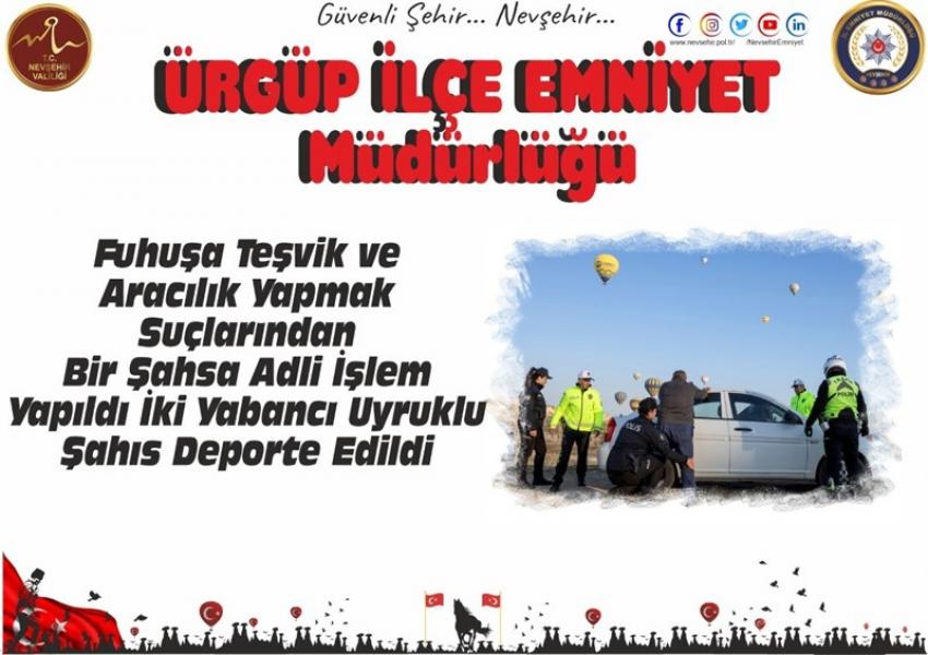 Fuhuş yapan yabancı uyruklu iki bayan sınır dışı edildi