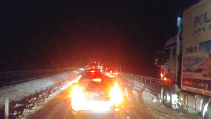 Nevşehir - Kayseri Karayolu Trafiğe Kapandı