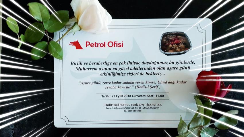 Ürgüp İnci Petrol İşletmesi Aşure İkramında Bulundu