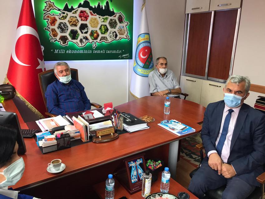 Ziraat Odasına SGK İl ve İlçe Müdürlüğünden Ziyaret