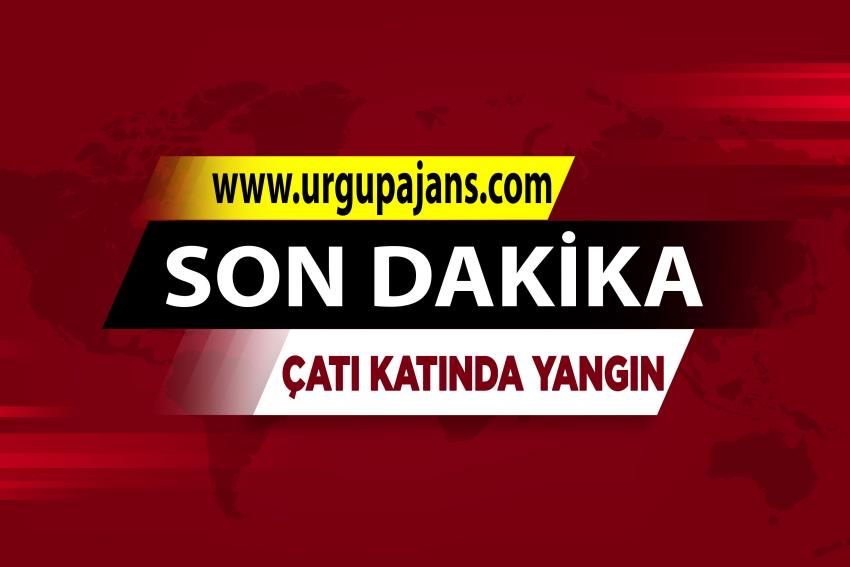 Çatıda Çıkan Yangın Kısa Sürede Söndürüldü