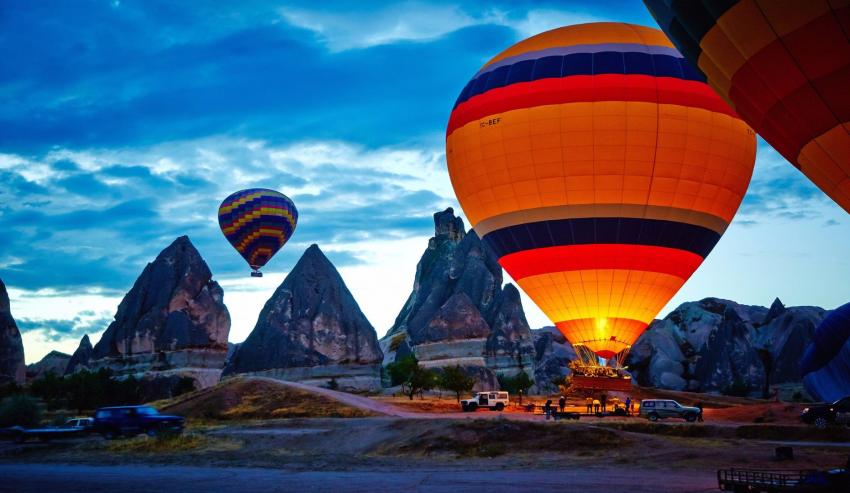 Kapadokya Bölgesini Kasım ayında 203 bin 905 turist ziyaret etti