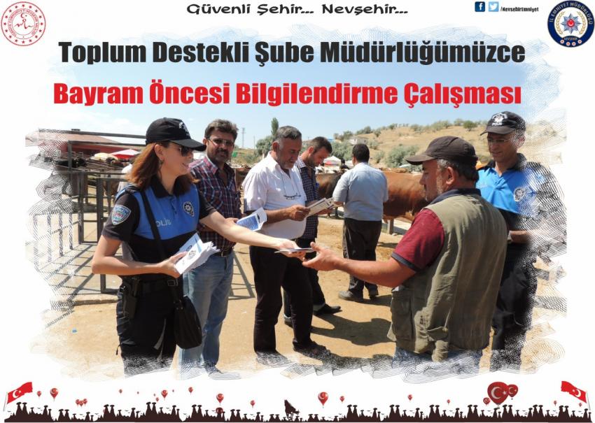 Emniyetten Bayram Öncesi Bilgilendirme Çalışması