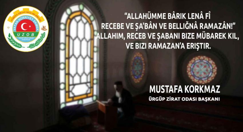Mübarek üç aylarınızı tebrik ederim