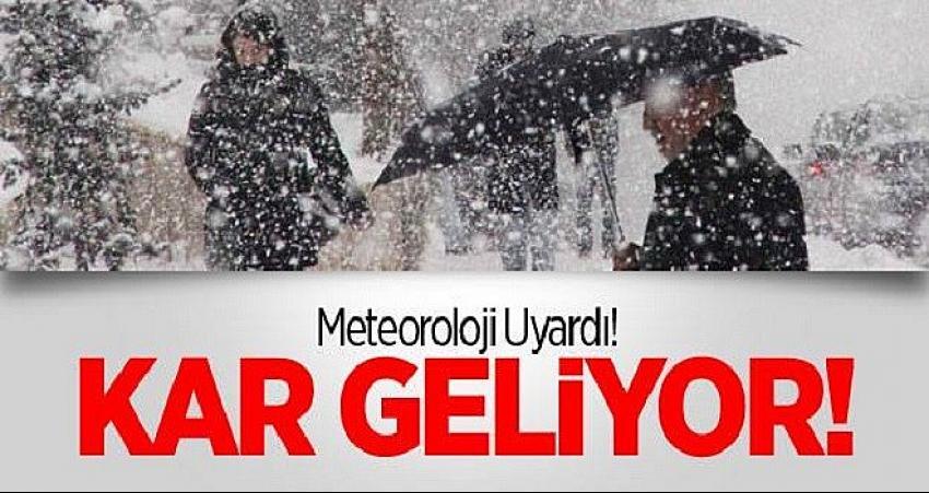 Meteoroloji uyardı! Bu gece kar geliyor...