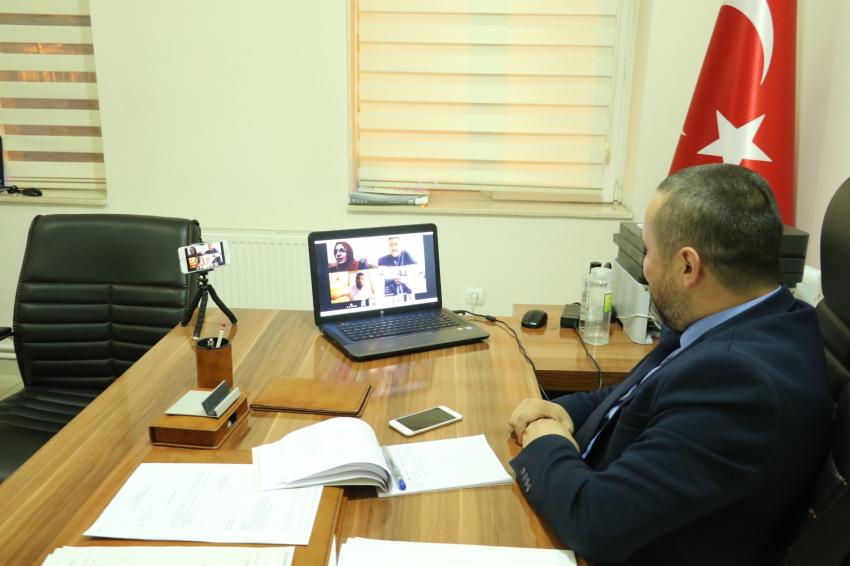 AK Parti Ürgüp İlçe Başkanlığı, toplantıları telekonferansla yapıyor