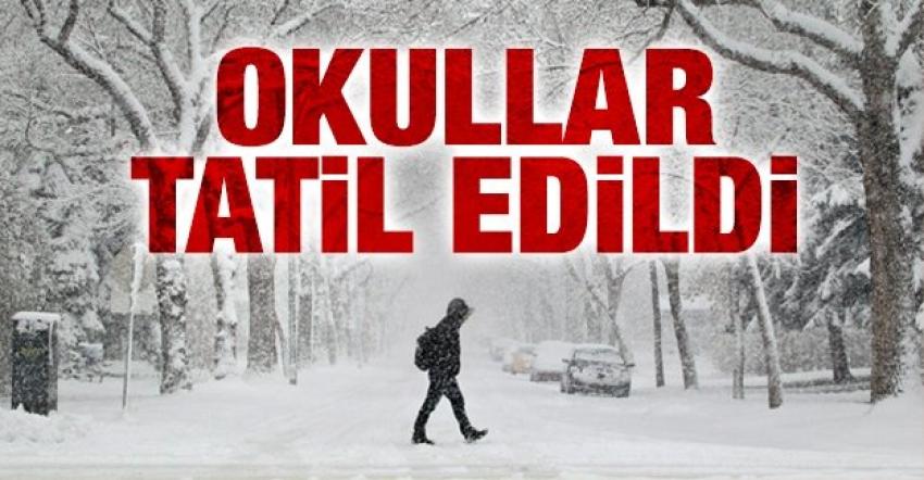 Nevşehir İl Genelinde Okullar Tatil Edildi