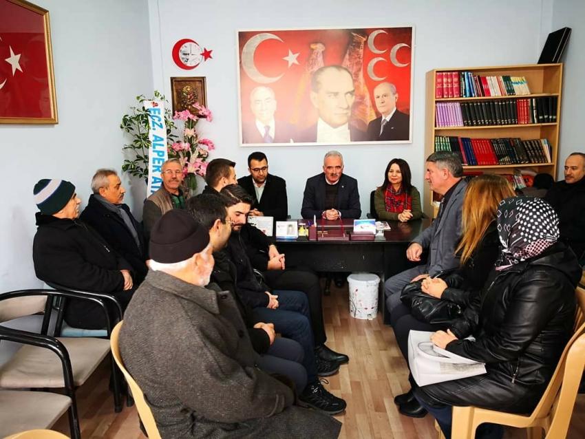 Ak Partiden MHP’ye İadeyi Ziyaret