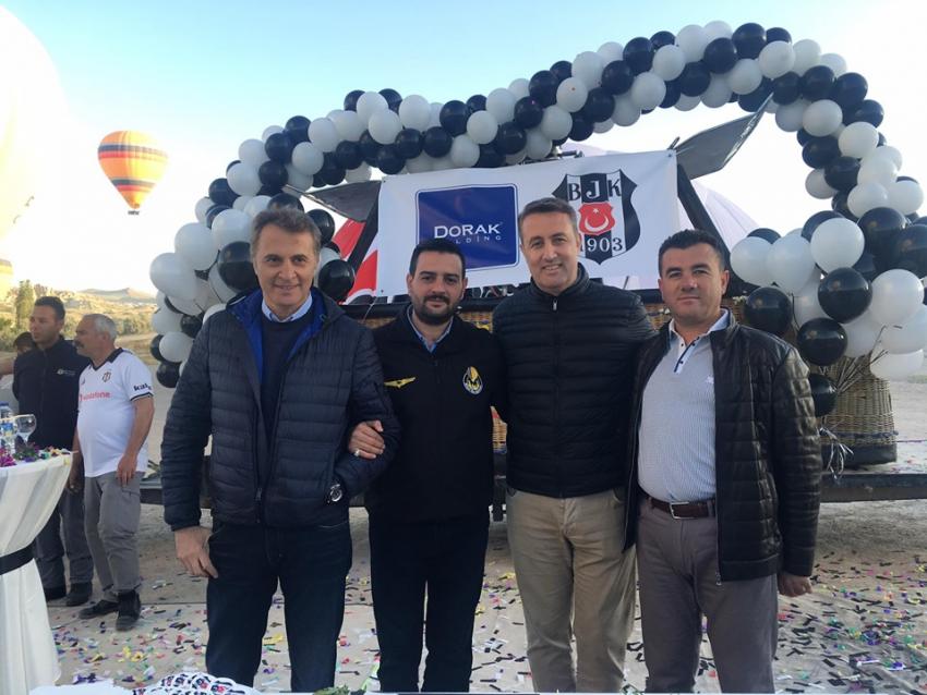 Beşiktaş Başkanı Orman, Kapadokya'da Beşiktaş balonu açılışına katıldı