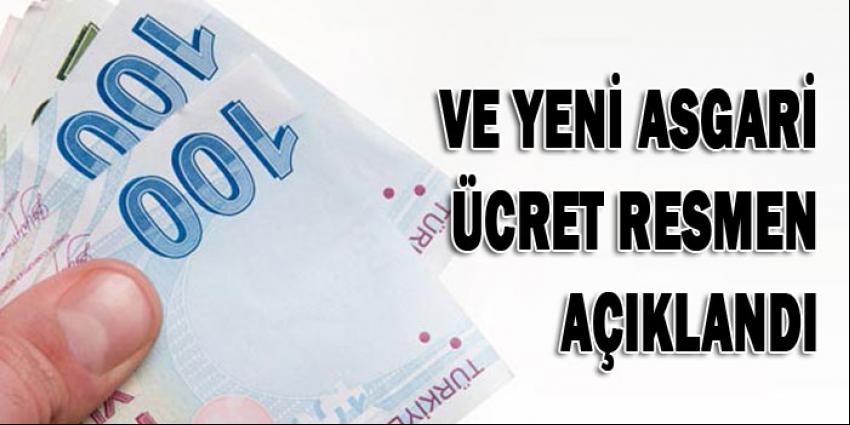 İşte Yeni Asgari Ücret
