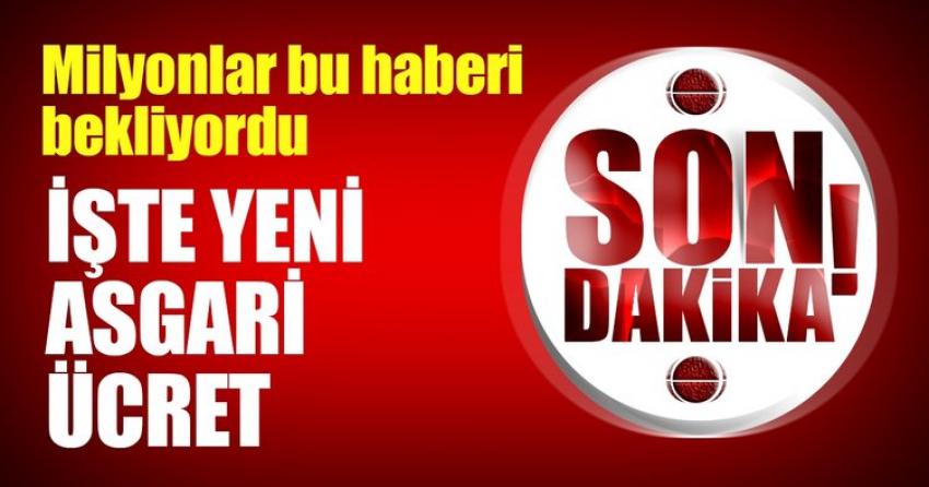 İşte 2018 Yılı Yeni Asgari Ücret!