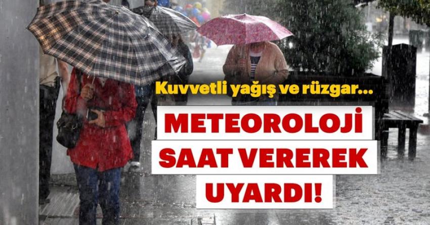 Gökgürültülü Sağanak Yağış Uyarısı