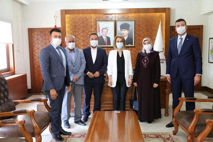 AK Parti Ürgüp Heyetinden Vali Becel’e Hayırlı Olsun Ziyareti