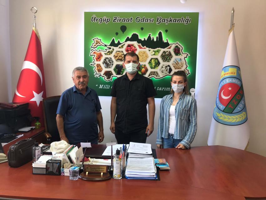 NEVÜZÜM’den Ürgüp Ziraat Odası'na ve İlçemize Teknik Ziyaret