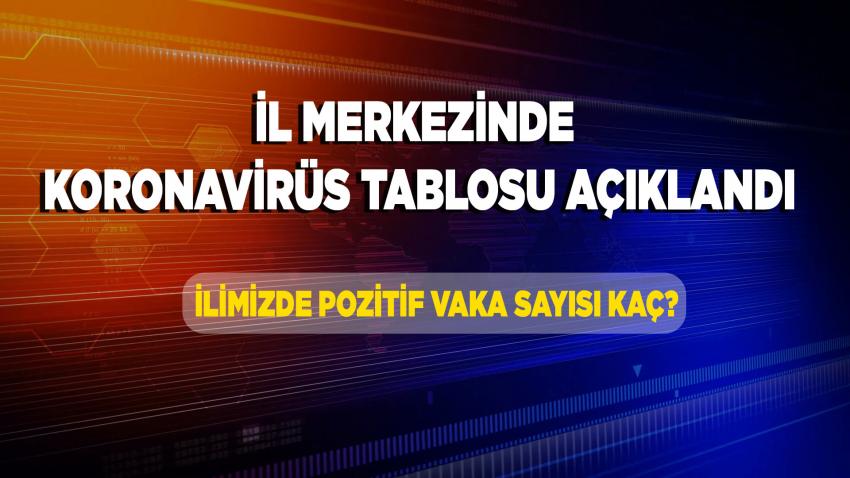İlimiz Genelinde Korona Virüs Vaka Sayısı Açıklandı