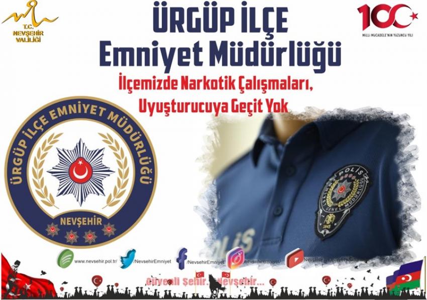 Ürgüp’te Uyuşturucuya Geçit Yok