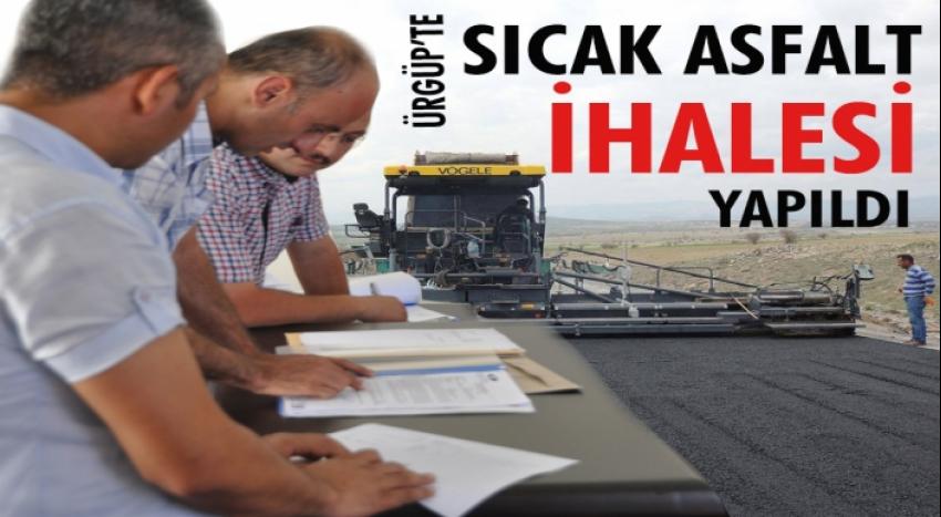 SICAK ASFALT İHALESİ YAPILDI