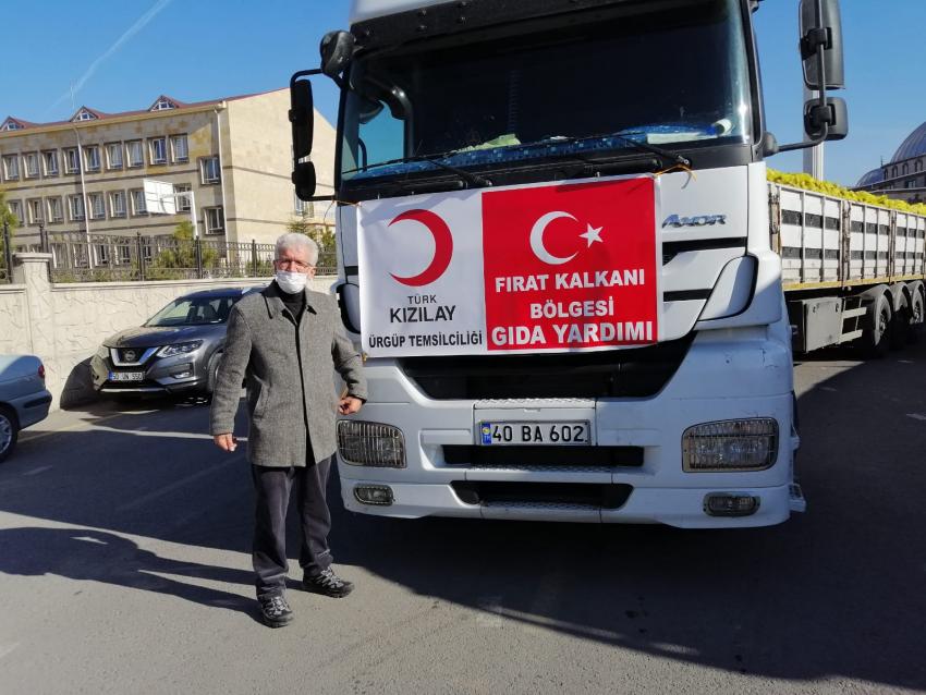 Hayırsever Aksoy'dan Fırat Kalkanı ve İdlip Bölgesine 53 Ton Patates