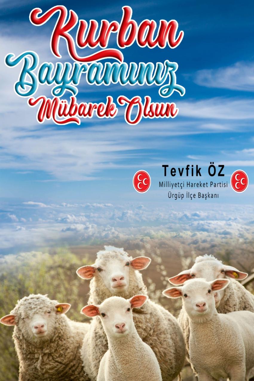 Tevfik Öz 'Kurban Bayramınız Mübarek Olsun'