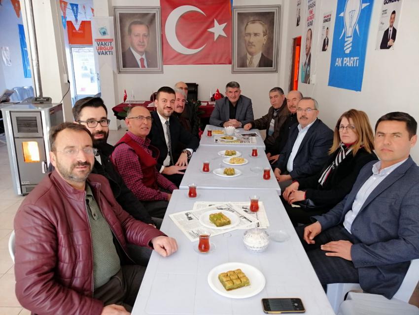 Ürgüp Ticaret Odası AK Parti Seçim İrtibat Bürosunu Ziyaret Etti