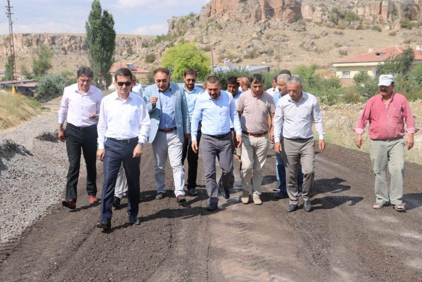 AK Parti Milletvekilleri Mazı Köyünde Asfalt Çalışmalarını İnceledi