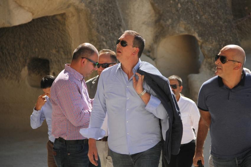 Gürcistanlı Bakan Mikhail Giorgadze Kapadokya’da