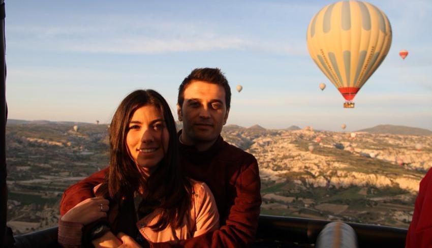 Kapadokya Semalarında Sürpriz Evlilik Teklifi