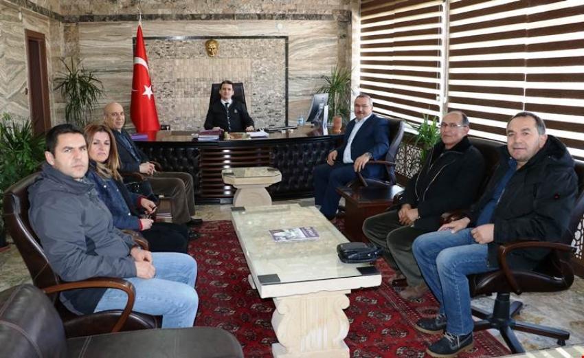 Ticaret Odası Yönetiminden Kaymakam Maraşlı ’ya Ziyaret