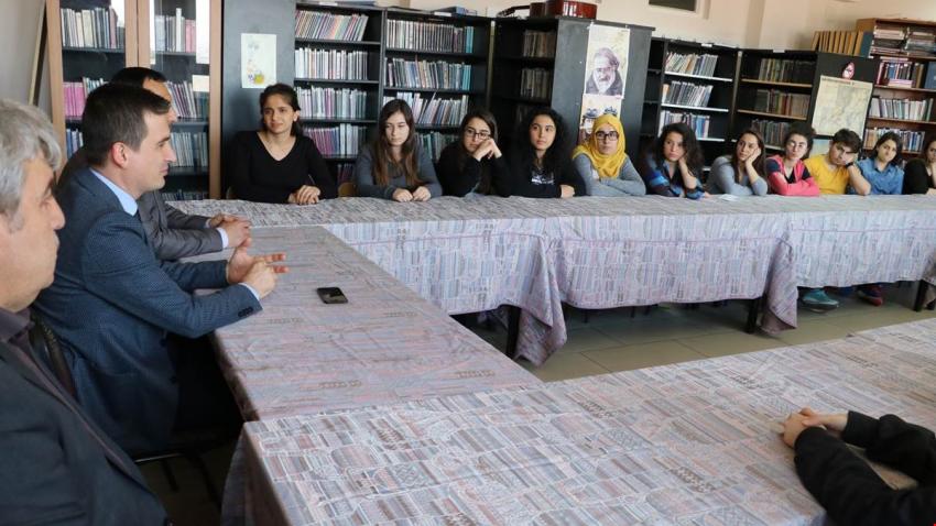 Kaymakam Maraşlı TESAN Fen Lisesi Öğrencileriyle Buluştu