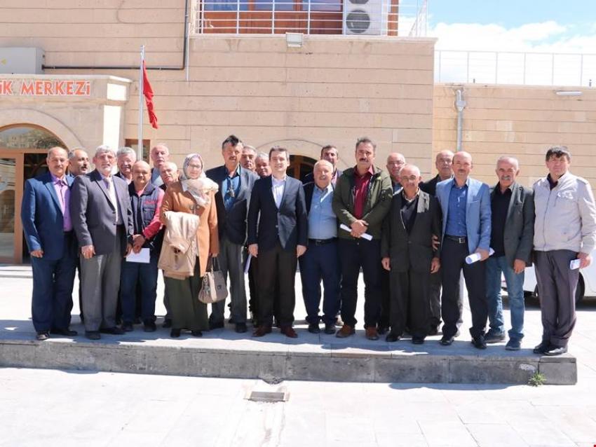 Kaymakam Maraşlı Köy Muhtarı İle Toplantı Yaptı