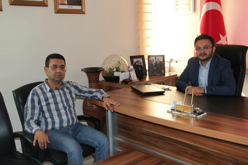 MHP İlçe Başkanı Öz, AK Parti İl Başkanı Yanar'ı Ziyaret Etti