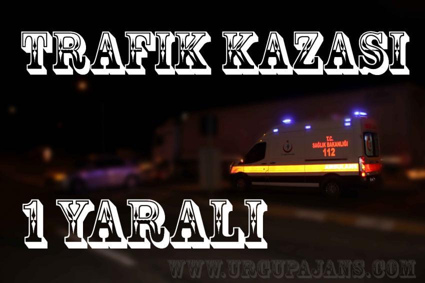 Trafik Kazası Meydana Geldi 1 Yaralı