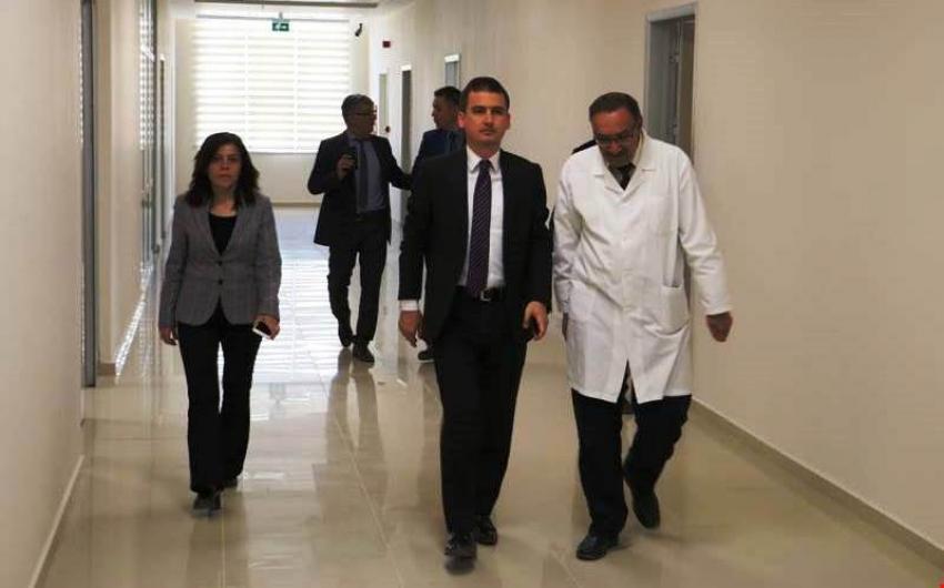 Kaymakam Maraşlı, Yeni Devlet Hastanesini Ziyaret Etti
