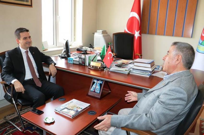 Kaymakam Maraşlı, Ürgüp Ziraat Odasını Ziyaret Etti