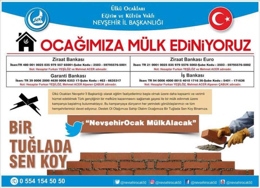 'NevşehirOcak MülkAlacak' Türkiye Gündemine Oturdu