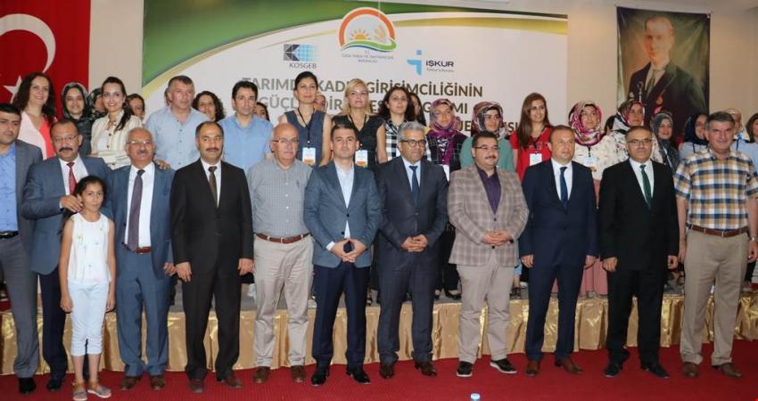 Tarımda Kadın Girişimcilere Sertifikaları Verildi