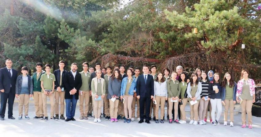 Kaymakam Maraşlı TESAN Fen Lisesi Öğrencileriyle Buluştu