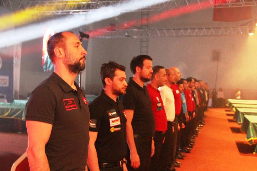 Türkiye 3 Bant Bilardo Kupası'nın Açılış Seremonisi Yapıldı