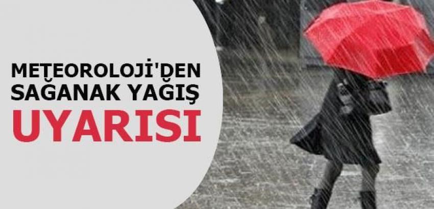 Meteorolojiden sağanak yağış uyarısı yapıldı