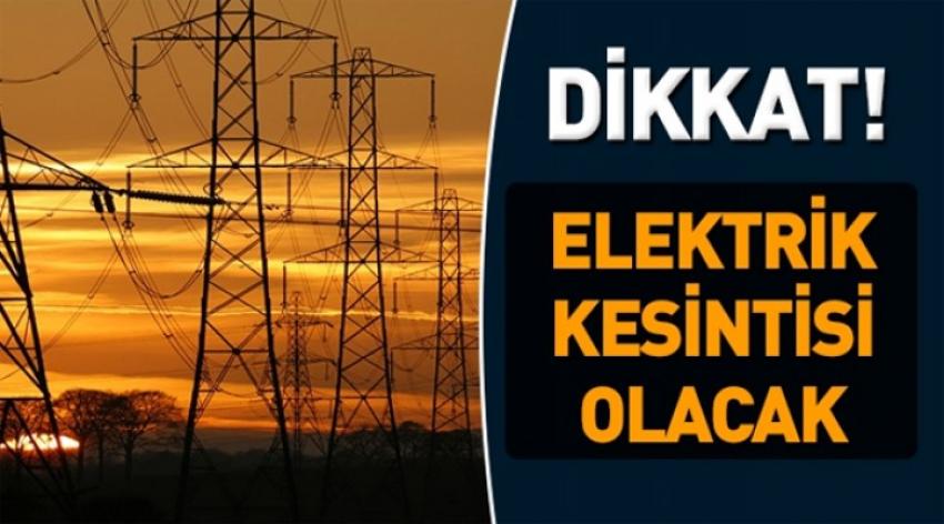 Ürgüp'te Elektrik Kesintisi Yapılacak