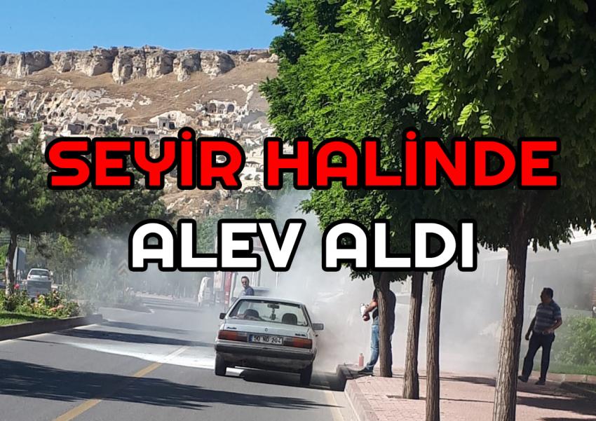 Seyir Halinde Alev Aldı