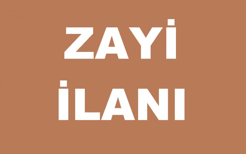 Zayi İlanı