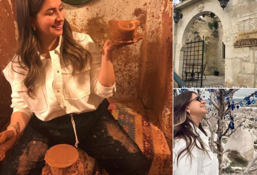 Buse Terim, Kapadokya’ya hayran kaldı