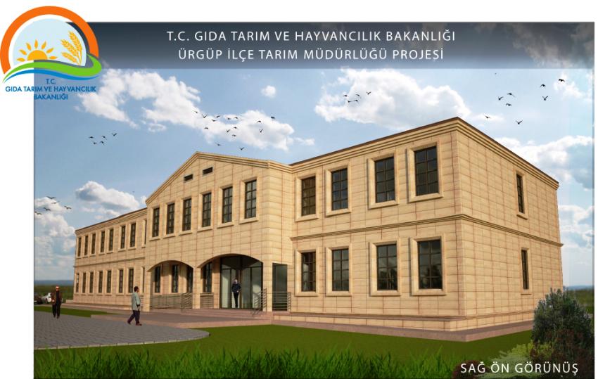 Ürgüp İlçe Tarım Müdürlüğü Yeni Hizmet Binası İhaleye Çıktı